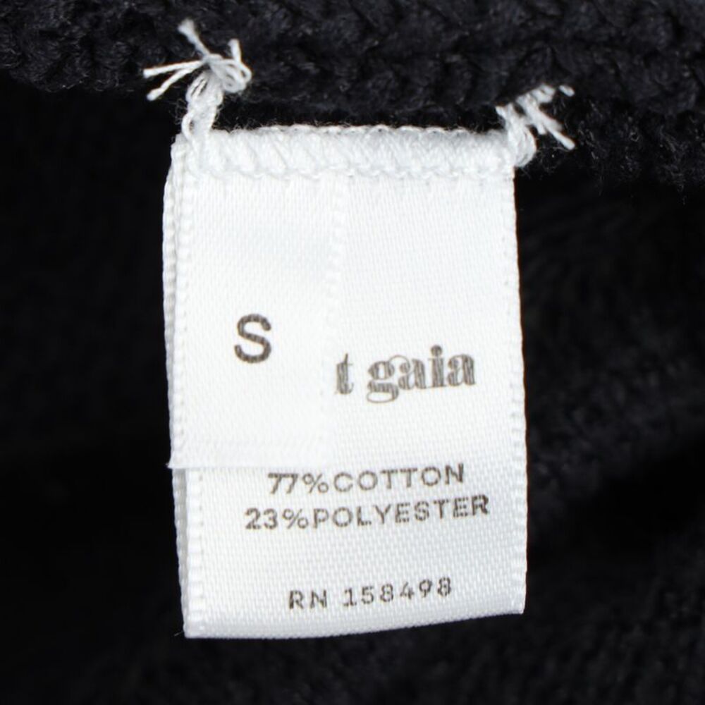 Cult Gaia Aziza Knitted Cutout Midi Dress in Black Cotton - Picture 5 of 6